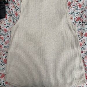 Democracy Ribbed Knit Top in Cream